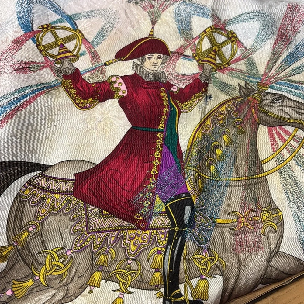 Hermes Multicolor Equestrian Tapestry